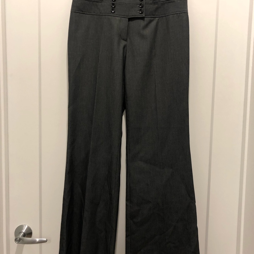 Kenneth Cole Gray Wide Leg Trousers